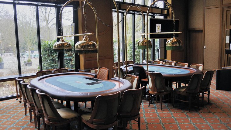 Card room of a licensed casino