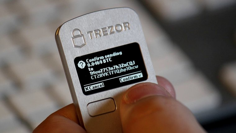 Hardware wallet used for cryptocurrency